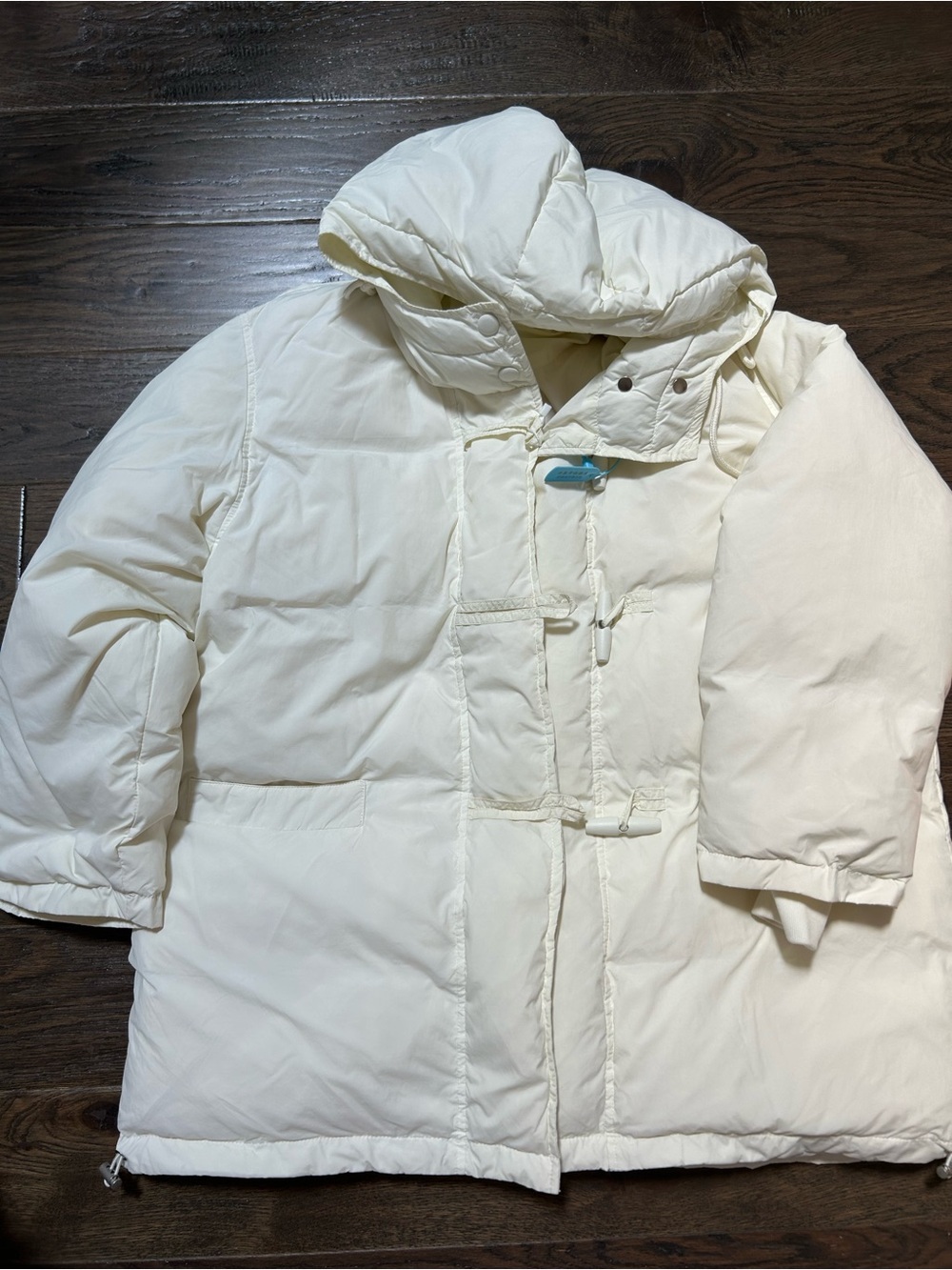 New windproof down jacket with hoodie